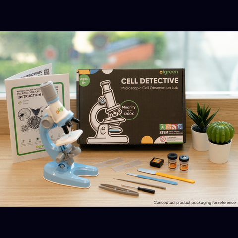 Algreen Microscope Education Stem Kit Cell Detective