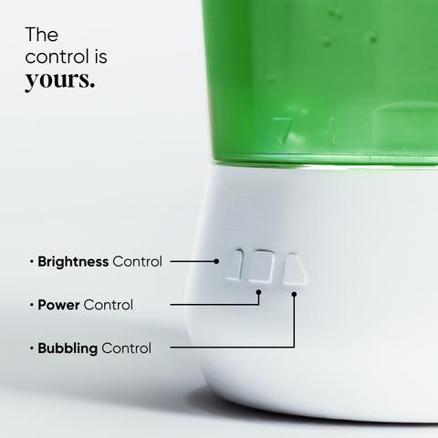 Easy Light and Air controls on Vayu Air purifier