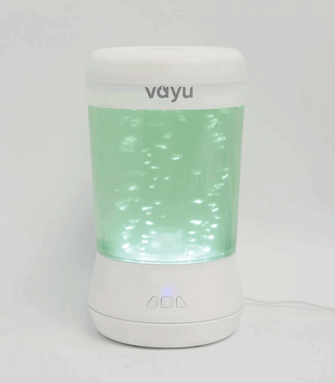 Vayu air purifier microalgae culture growth over 30 days