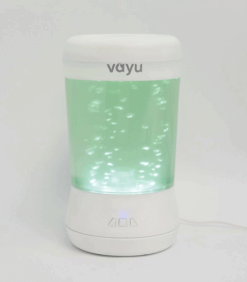 Vayu air purifier microalgae culture growth over 30 days