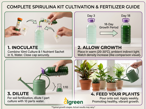 Live Spirulina Culture | Freshly Harvested Algae